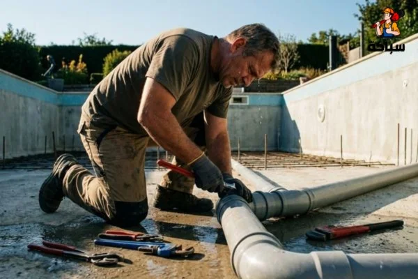 تركيب مواسير حمامات سباحة