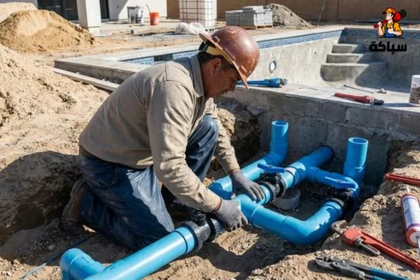 تركيب مواسير حمامات سباحة