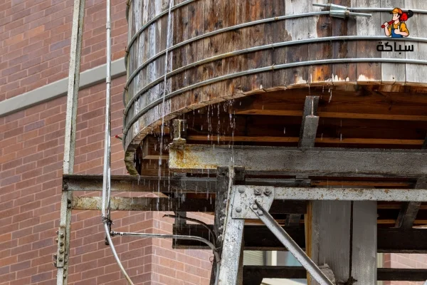 كشف تسرب خزان المياة